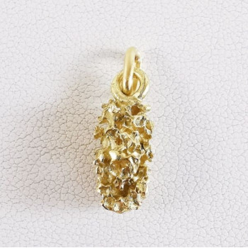 Pendentif Pépite Or Jaune 750 - 18 carats
