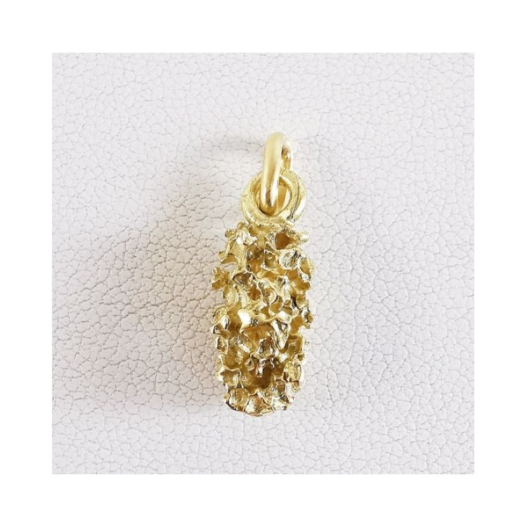 Pendentif Pépite Or Jaune 750 - 18 carats