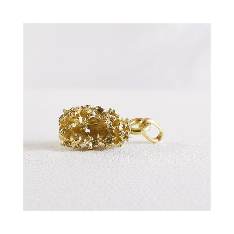 Pendentif Pépite Or Jaune 750 - 18 carats
