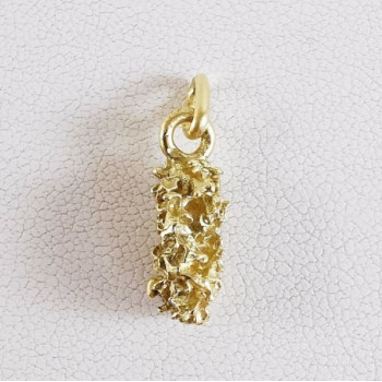 Pendentif Pépite Or Jaune 750 - 18 carats