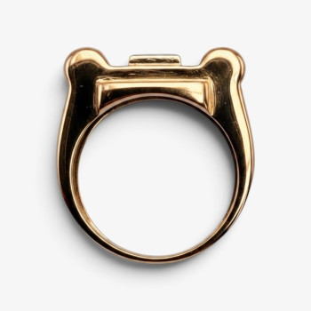 Bague Tank Diamant Or jaune 750 - 18 carats (Bijou Occasion)