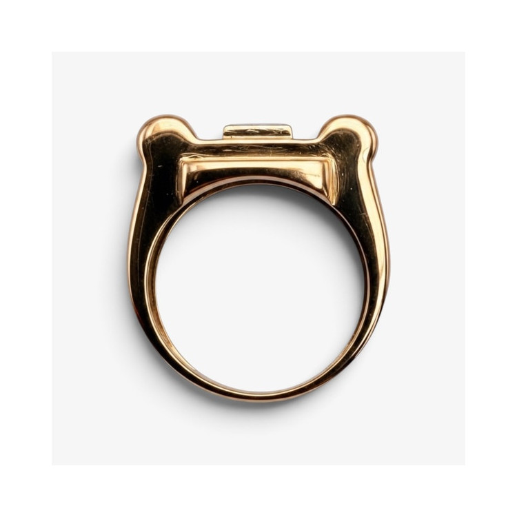 Bague Tank Diamant Or jaune 750 - 18 carats (Bijou Occasion)
