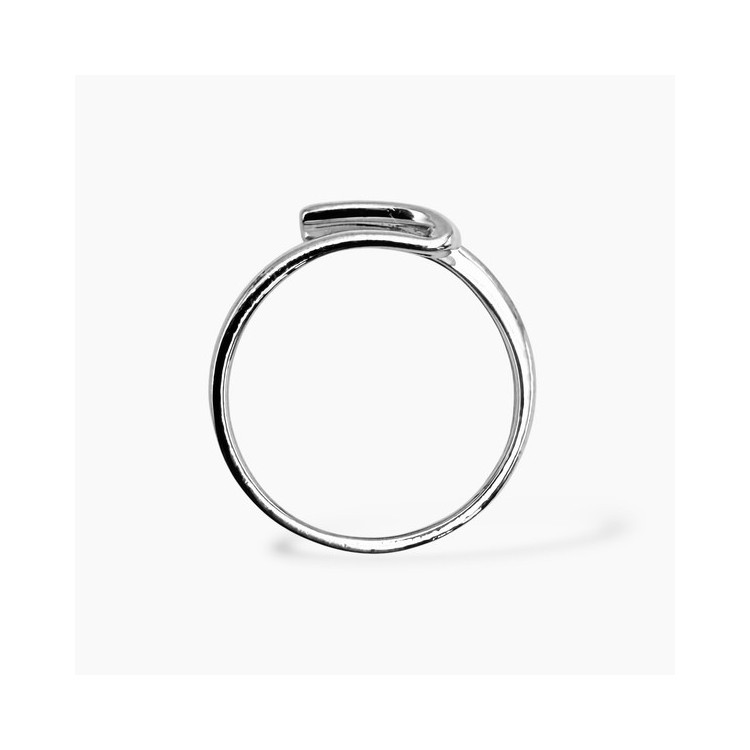 Bague Trilogie Diamants Or Blanc 750 - 18 carats (Bijou Occasion)