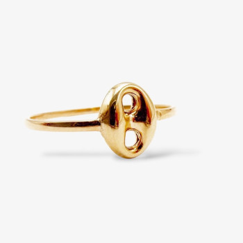 Bague grain de café Or Jaune 750 - 18 carats