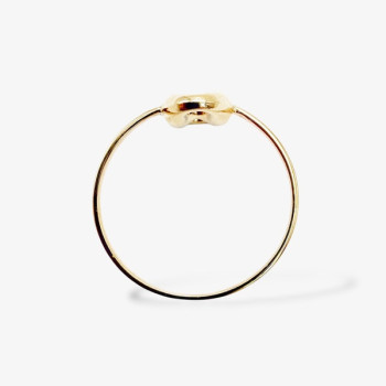 Bague grain de café Or Jaune 750 - 18 carats