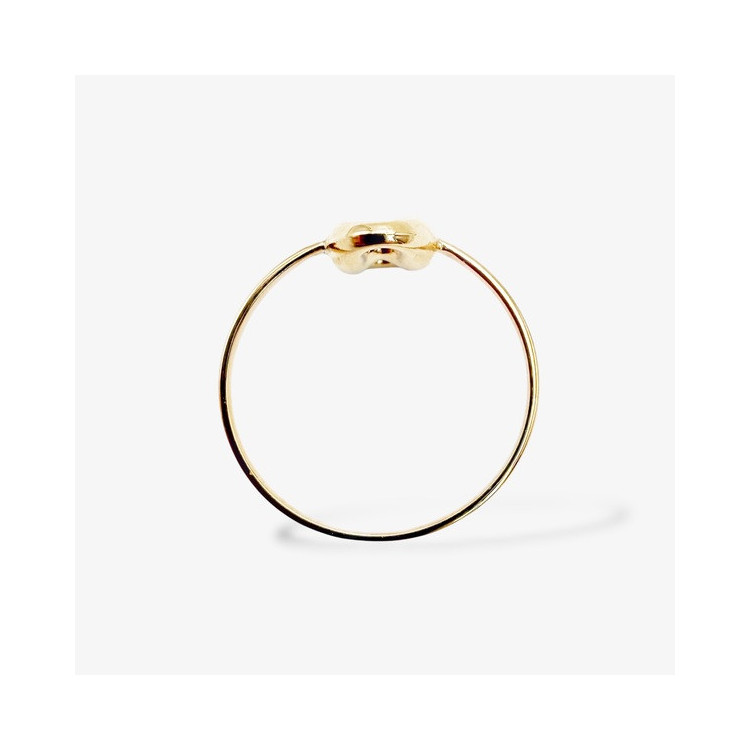 Bague grain de café Or Jaune 750 - 18 carats