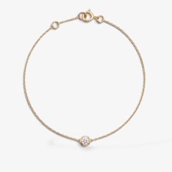 Bracelet Oxyde de Zirconium Or Jaune 750 - 18 carats