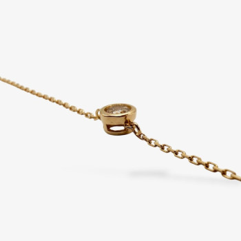 Bracelet Oxyde de Zirconium Or Jaune 750 - 18 carats