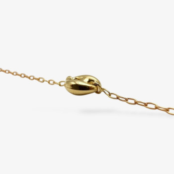 Bracelet Maille Rectangle Or Jaune 750 - 18 carats