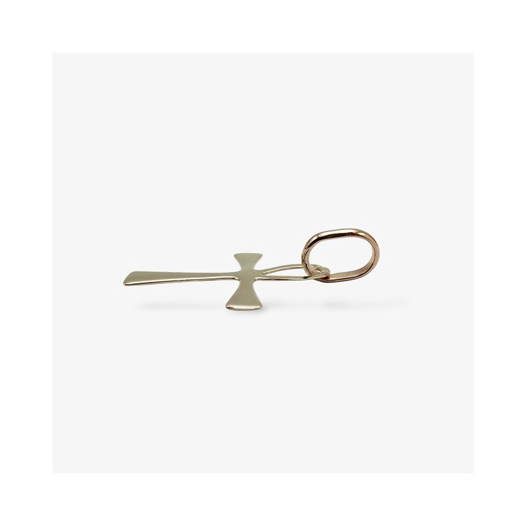 Croix de vie (Ankh ou croix égyptienne) Or Blanc 750 - 18 carats