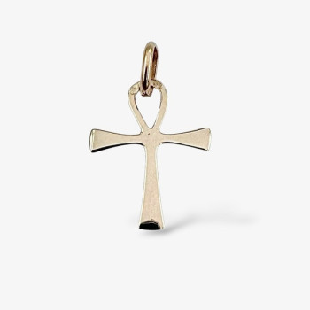 Croix de vie (Ankh ou croix égyptienne) Or Blanc 750 - 18 carats