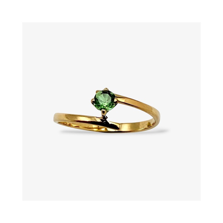 Bague Tsavorite Or Jaune 750 -18 carats
