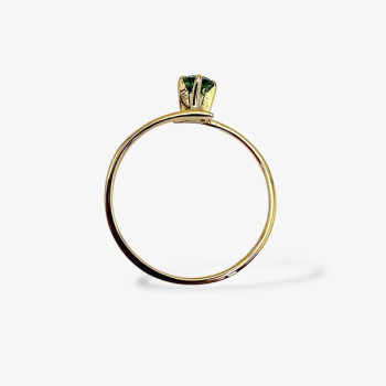 Bague Tsavorite Or Jaune 750 -18 carats