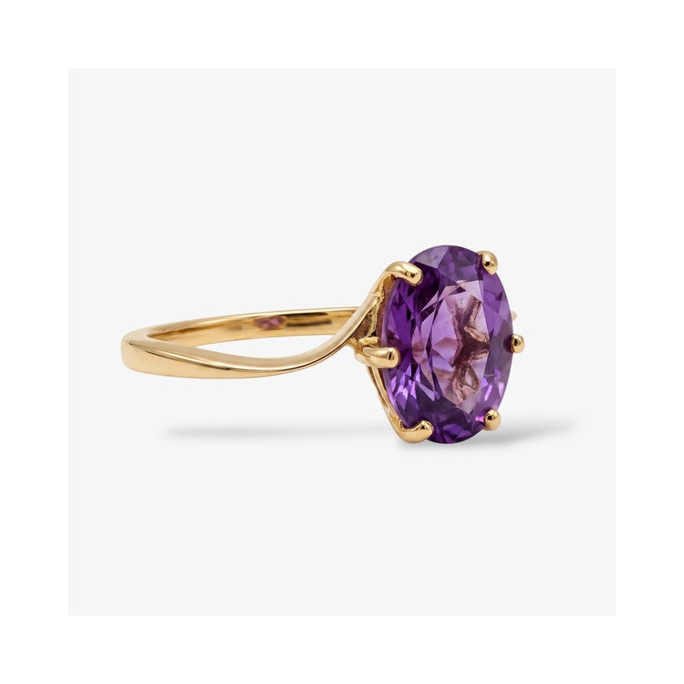 Bague "Caprice" Améthyste Or Jaune 750 -18 carats