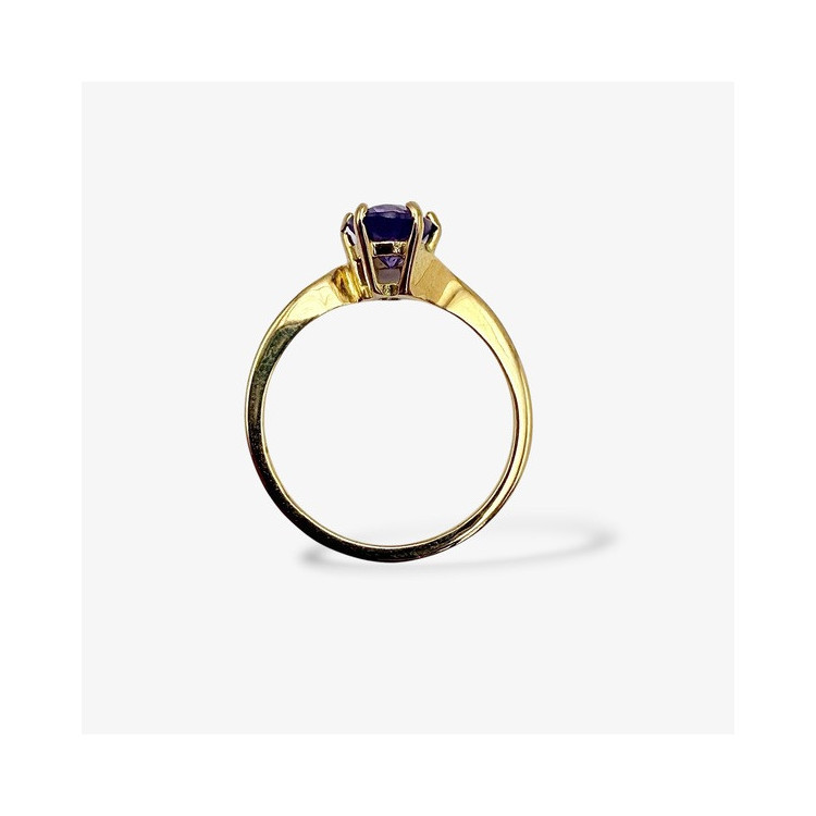 Bague "Caprice" Améthyste Or Jaune 750 -18 carats