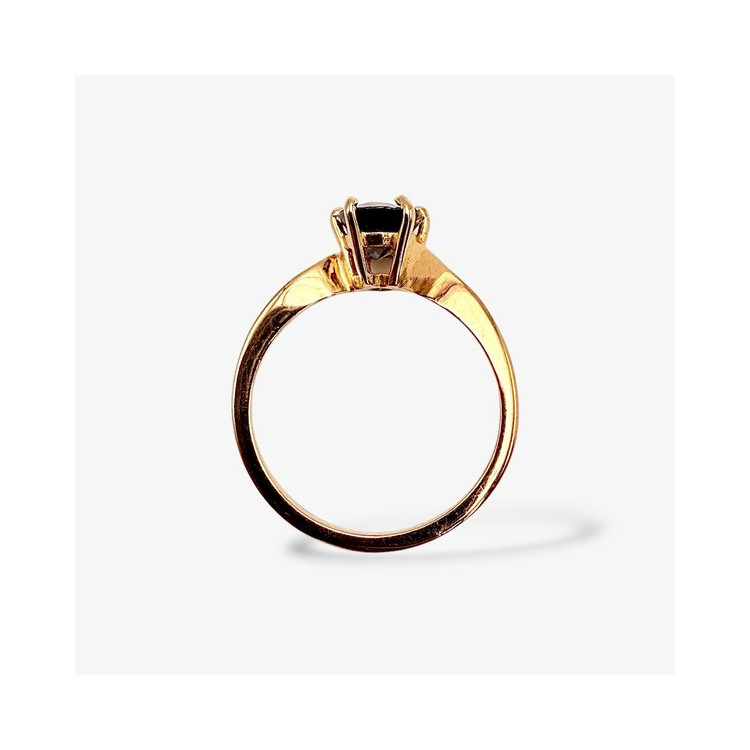 Bague "Caprice" Spinelle gris Or Rose 750 -18 carats