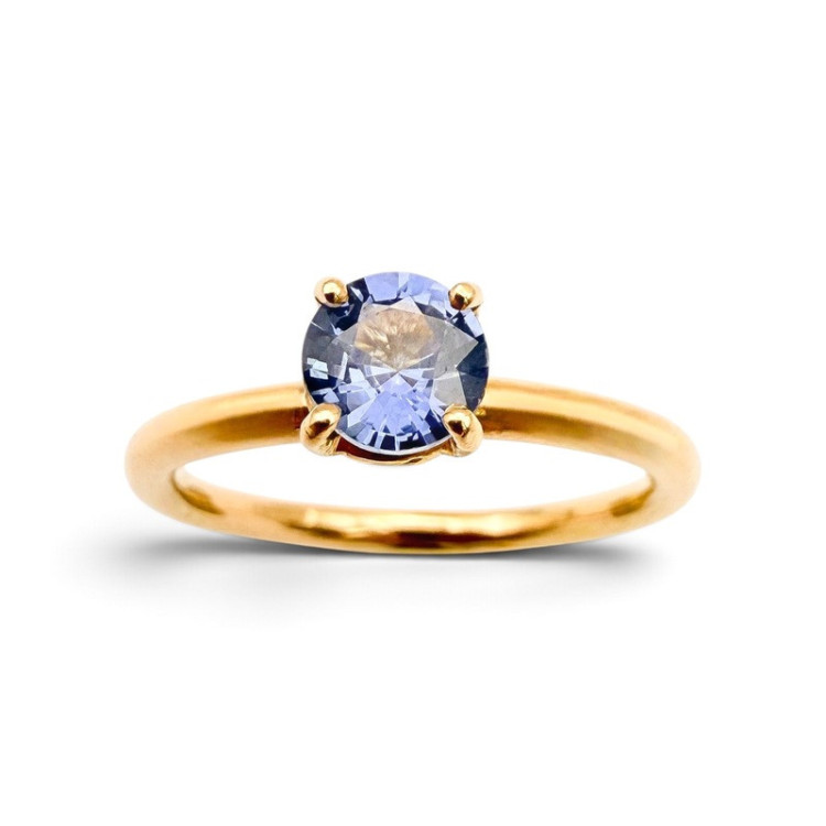 Bague "Origine" Saphir Grand Modèle Or Jaune 750 - 18 carats