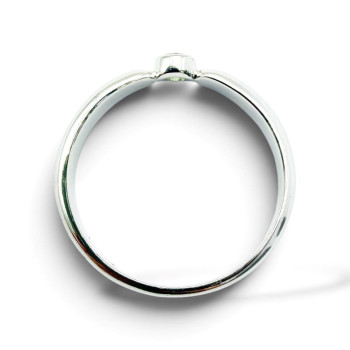 Bague "ÉMOTION" Saphir Bleu Vert Or Blanc 750 - 18 carats