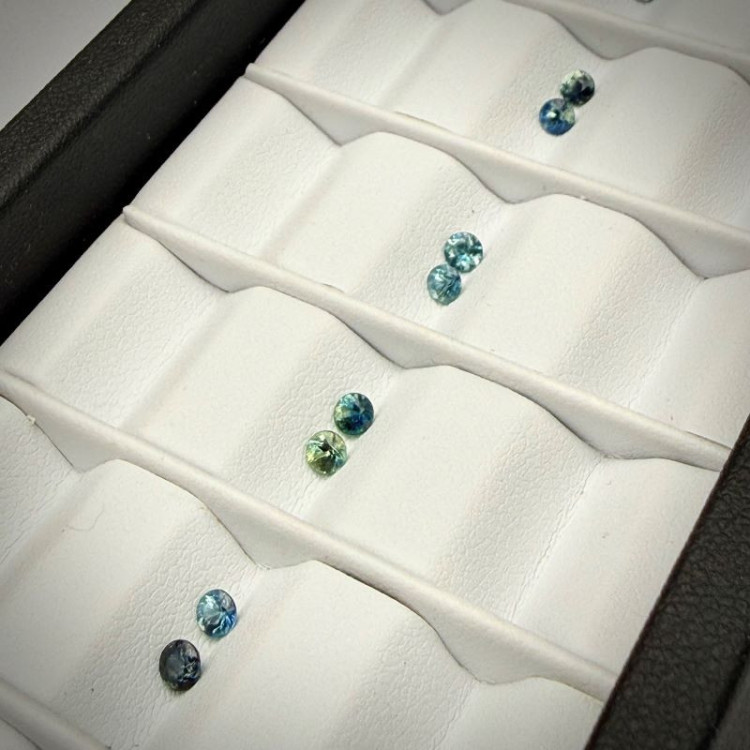 saphir bleu vert