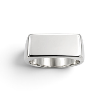 Chevalière Rectangulaire Argent 925