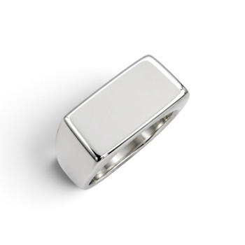 Chevalière Rectangulaire Argent 925