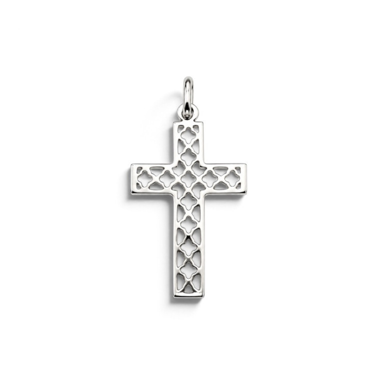 Pendentif Croix Ajourée Argent 925