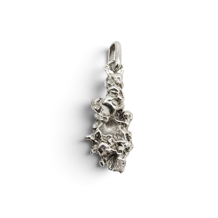 Pendentif Pépite Argent 925