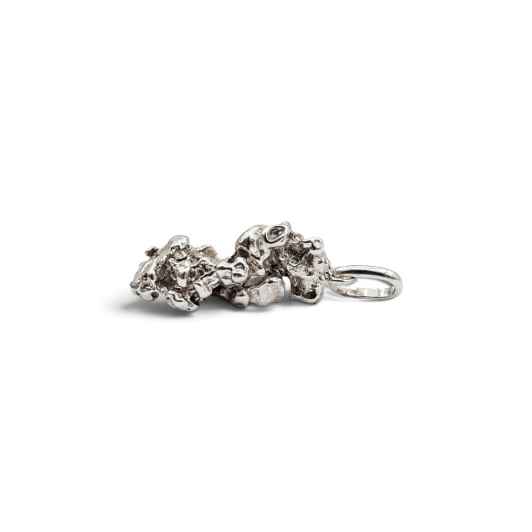 Pendentif Pépite Argent 925