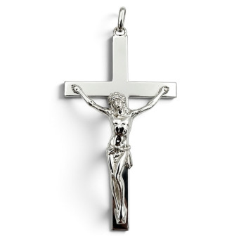 Pendentif crucifix en argent 925  – Croix du Christ