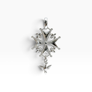 Croix Huguenote Argent