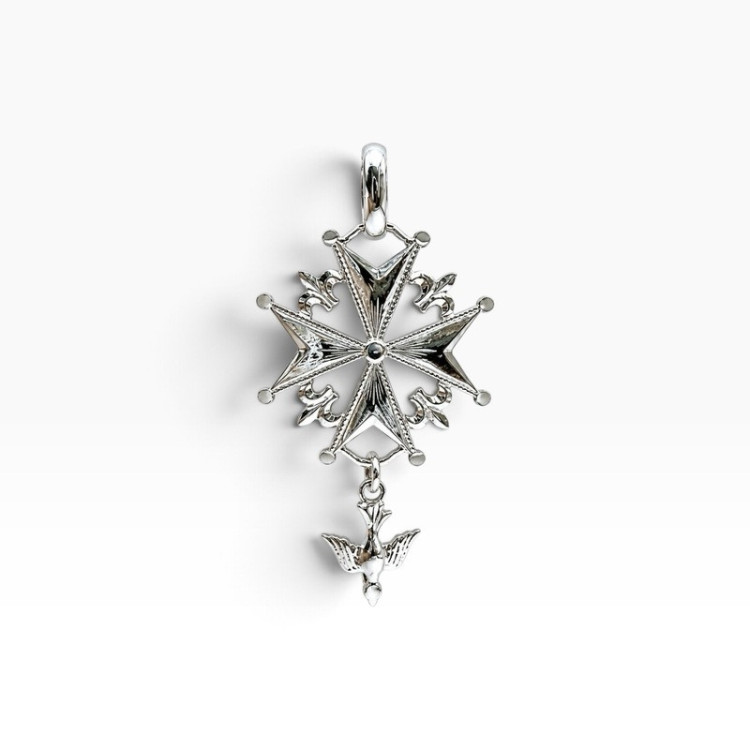 Croix Huguenote Argent