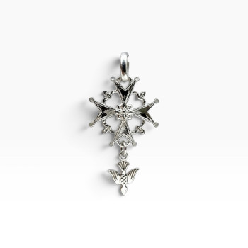 Croix Huguenote Argent