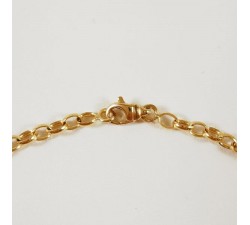 Bracelet Jaseron Ovale Or Jaune 750 - 18 carats