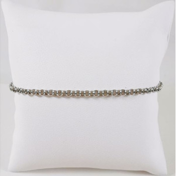 Bracelet Jaseron Or Blanc 750 - 18 carats