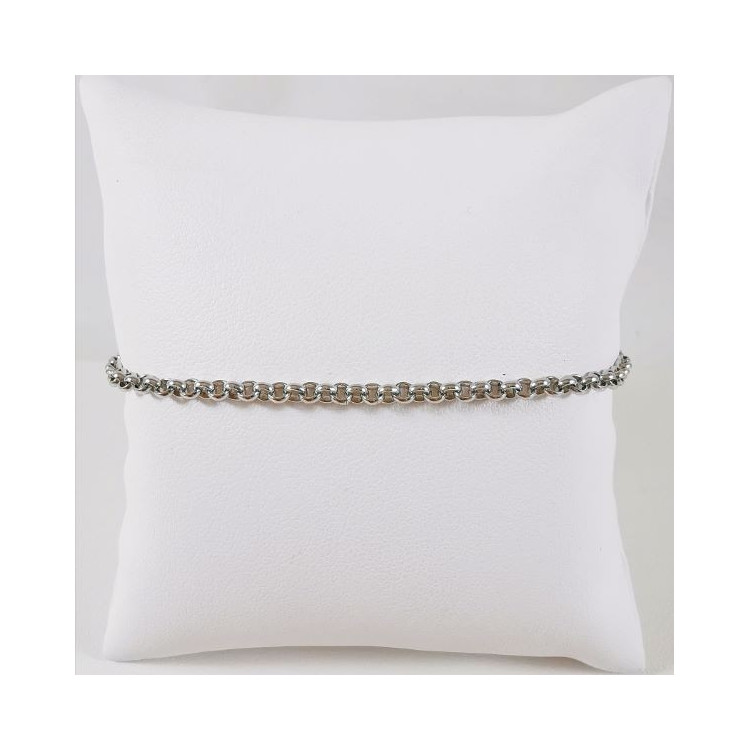 Bracelet Jaseron Or Blanc 750 - 18 carats