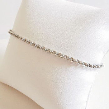Bracelet Jaseron Or Blanc 750 - 18 carats