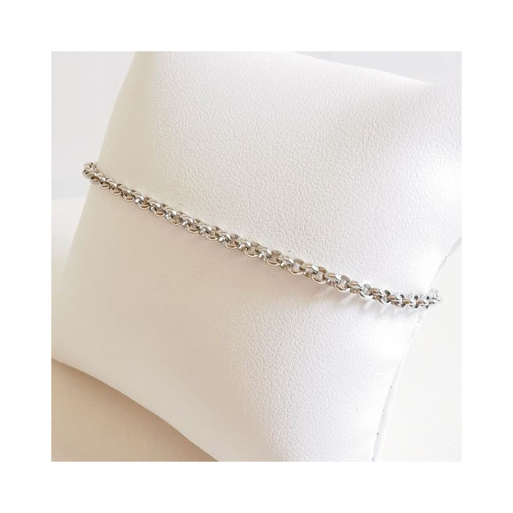 Bracelet Jaseron Or Blanc 750 - 18 carats
