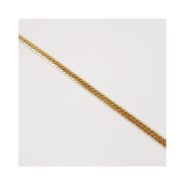 Bracelet Maille Anglaise Or Jaune 750 - 18 carats