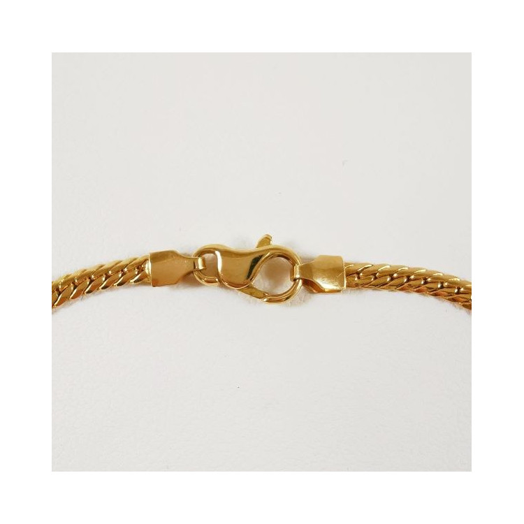 Bracelet Maille Anglaise Or Jaune 750 - 18 carats