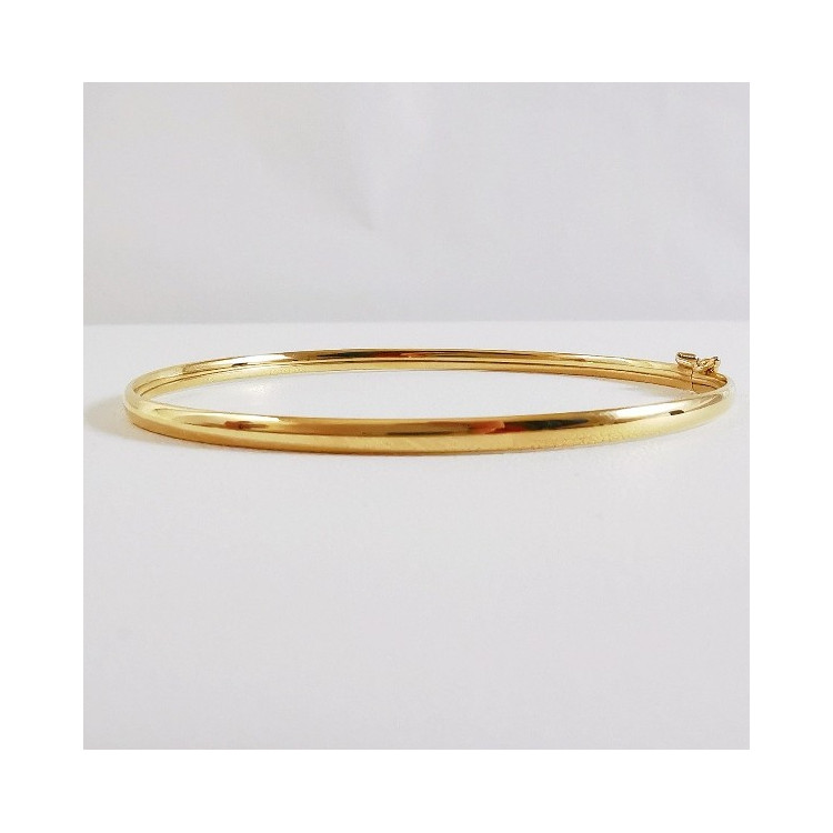 Bracelet Jonc Ouvrant Or Jaune 750 - 18 carats