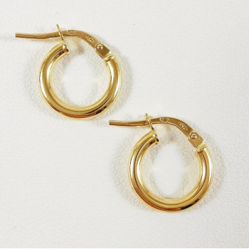 Créoles Petit Modèle Or jaune 750 - 18 carats
