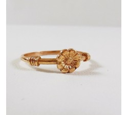 Bague Fleur Or Rose 750 - 18 carats