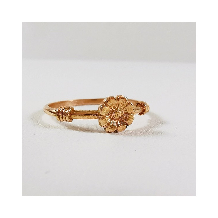 Bague Fleur Or Rose 750 - 18 carats