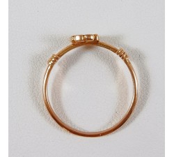 Bague Fleur Or Rose 750 - 18 carats