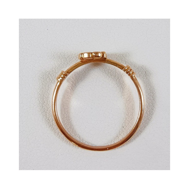 Bague Fleur Or Rose 750 - 18 carats