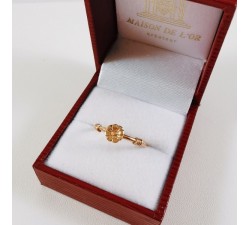 Bague Fleur Or Rose 750 - 18 carats
