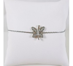 Bracelet Papillon Argent