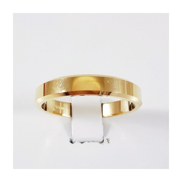 Alliance Concorde Or Jaune 750 - 18 carats (ruban chanfrein)