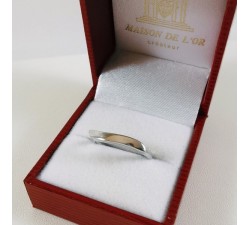 Bague Or Blanc 750 - 18 carats