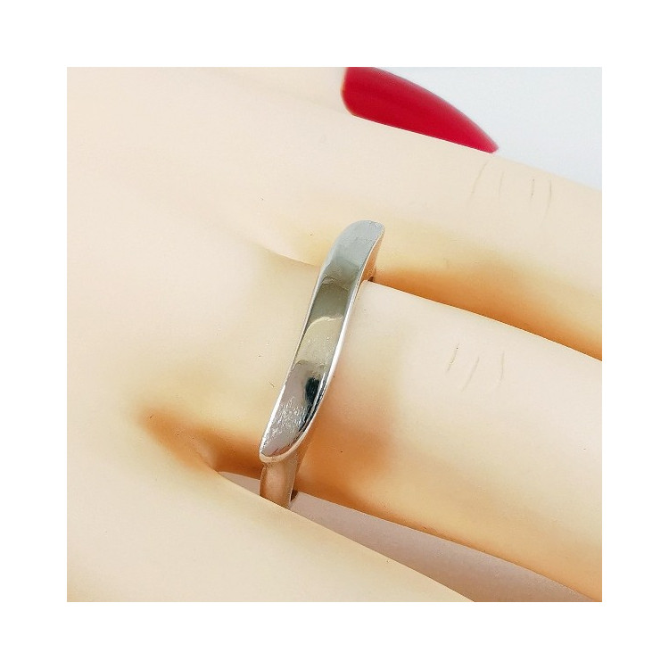 Bague Or Blanc 750 - 18 carats